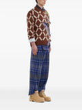 Marni distressed-effect colour-block jumper