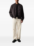 Armani Exchange logo-patch bomber jacket
