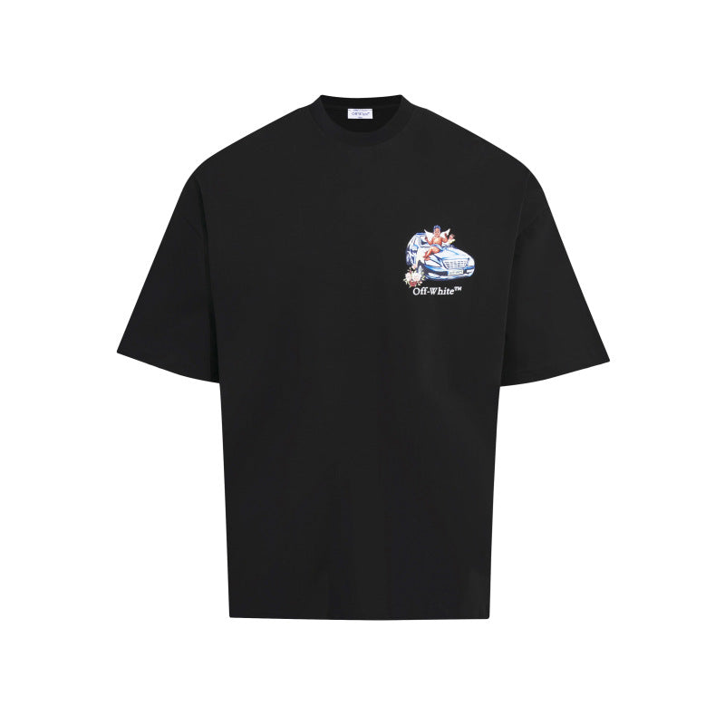 Off-White Arrow Graphic Crew Neck T-Shirt Unisex