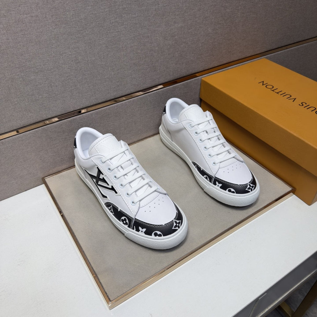 Louis Vuitton Monogram Accent Low-Top Sneakers
